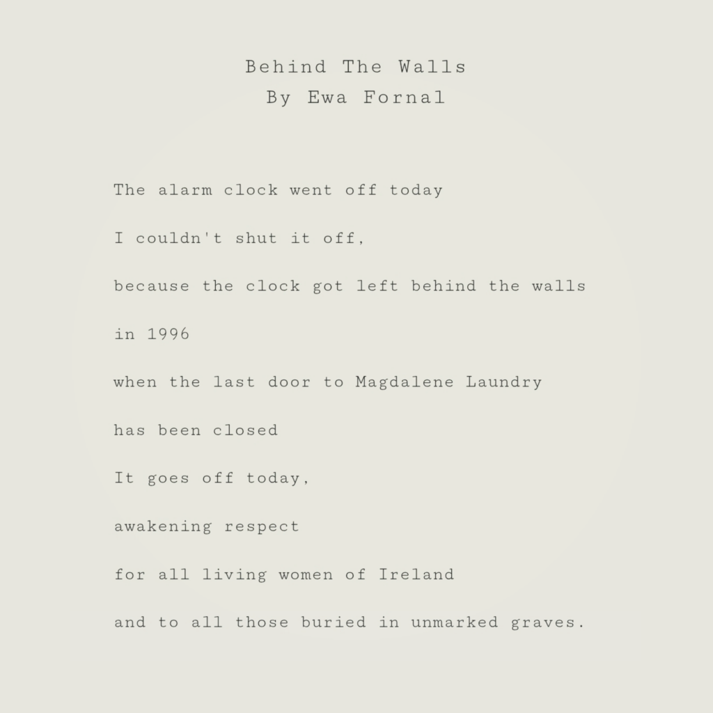 Poem about Magdalene Laundry by Ewa Fornal
